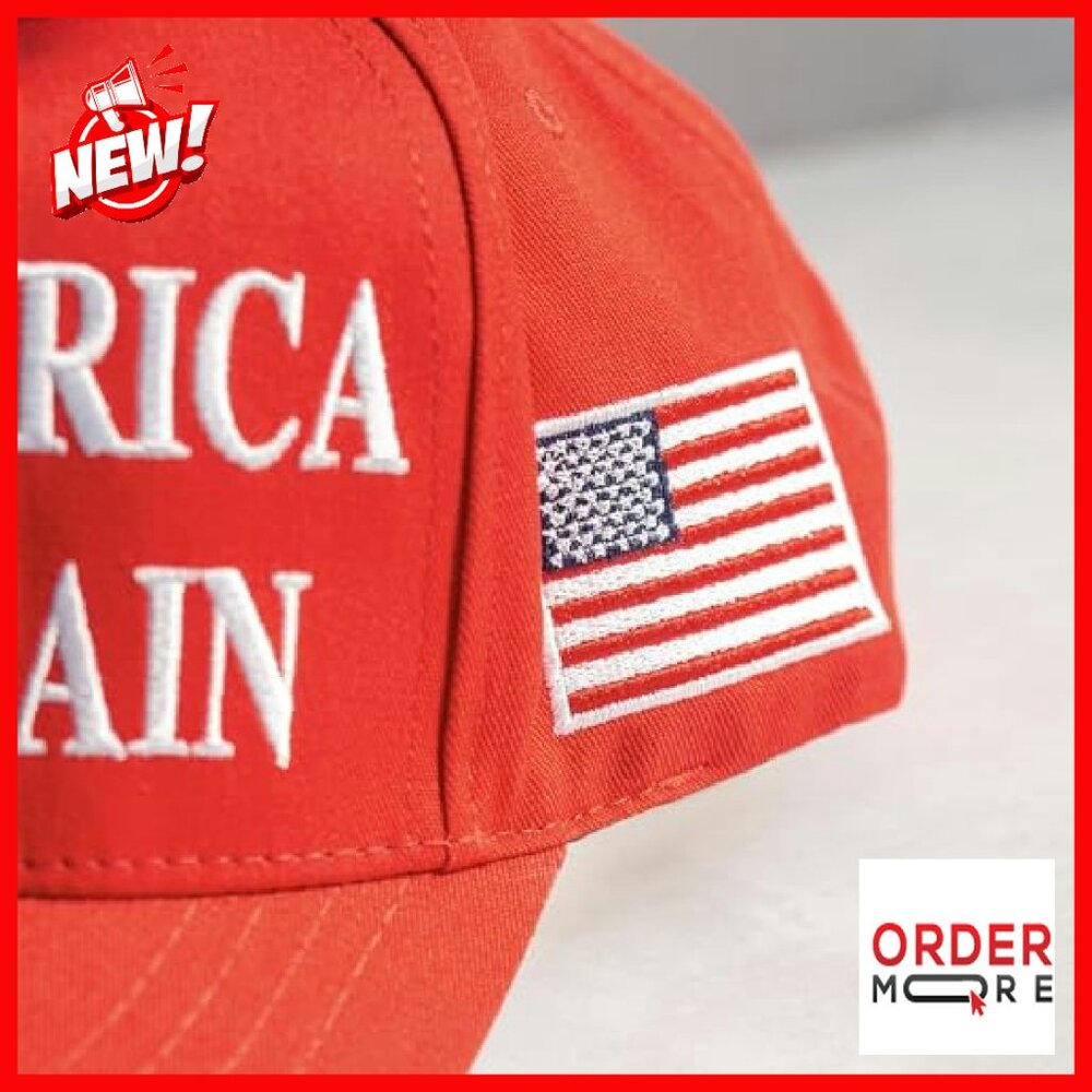 Adjustable Snapback Baseball Cap with Patriotic E… - image 6